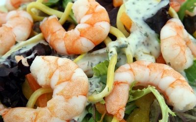 Crevettes épicées au lait de coco