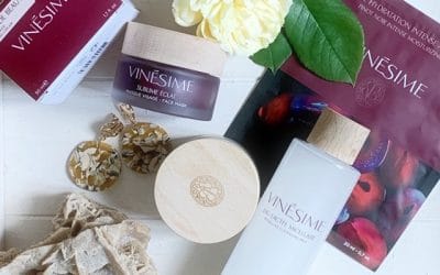 Les cosmétiques anti-âge de la marque Vinésime