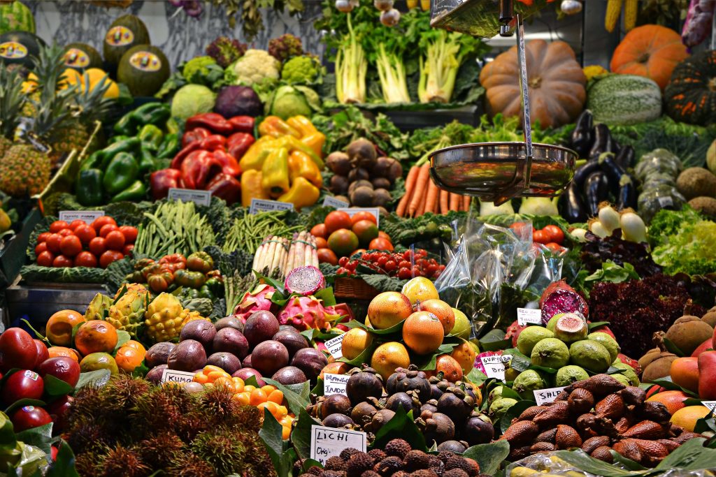 fruits et légumes pour bien s'alimenter après 50 ans