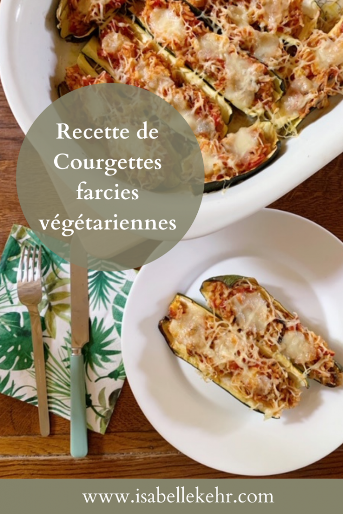 Les Courgettes farcies végétariennes, un plat d’été par excellence