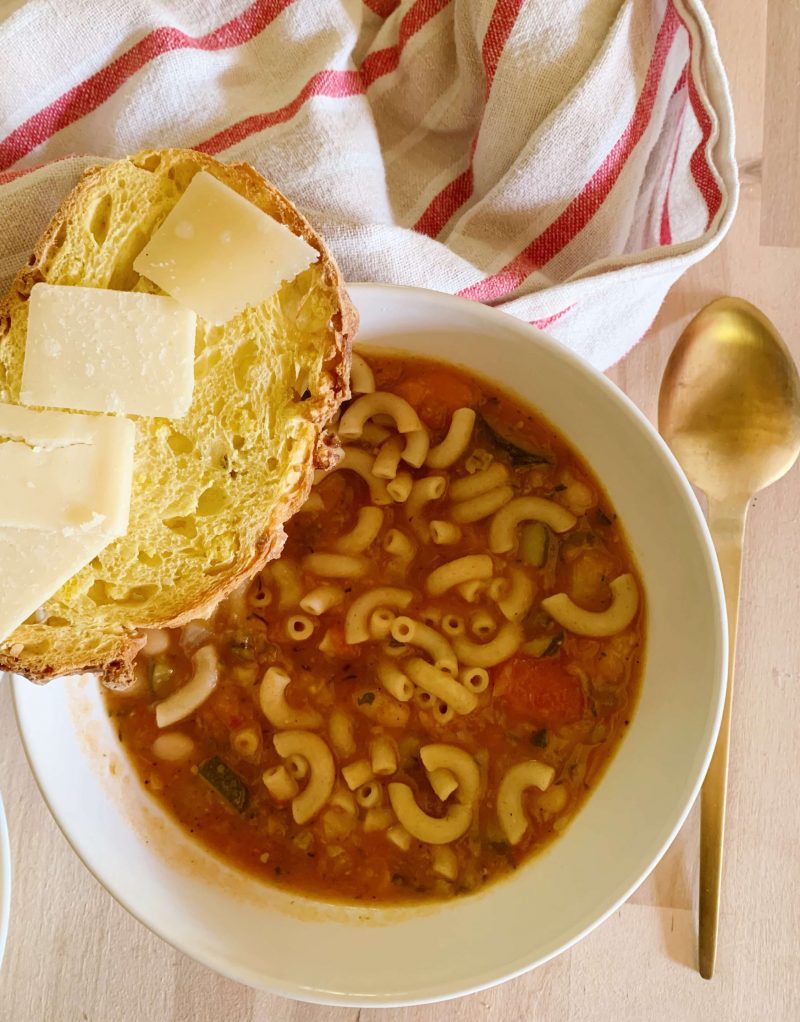 Recette facile de la soupe minestrone Isabelle Kehr