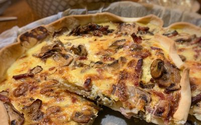 Recette facile de quiche aux champignons