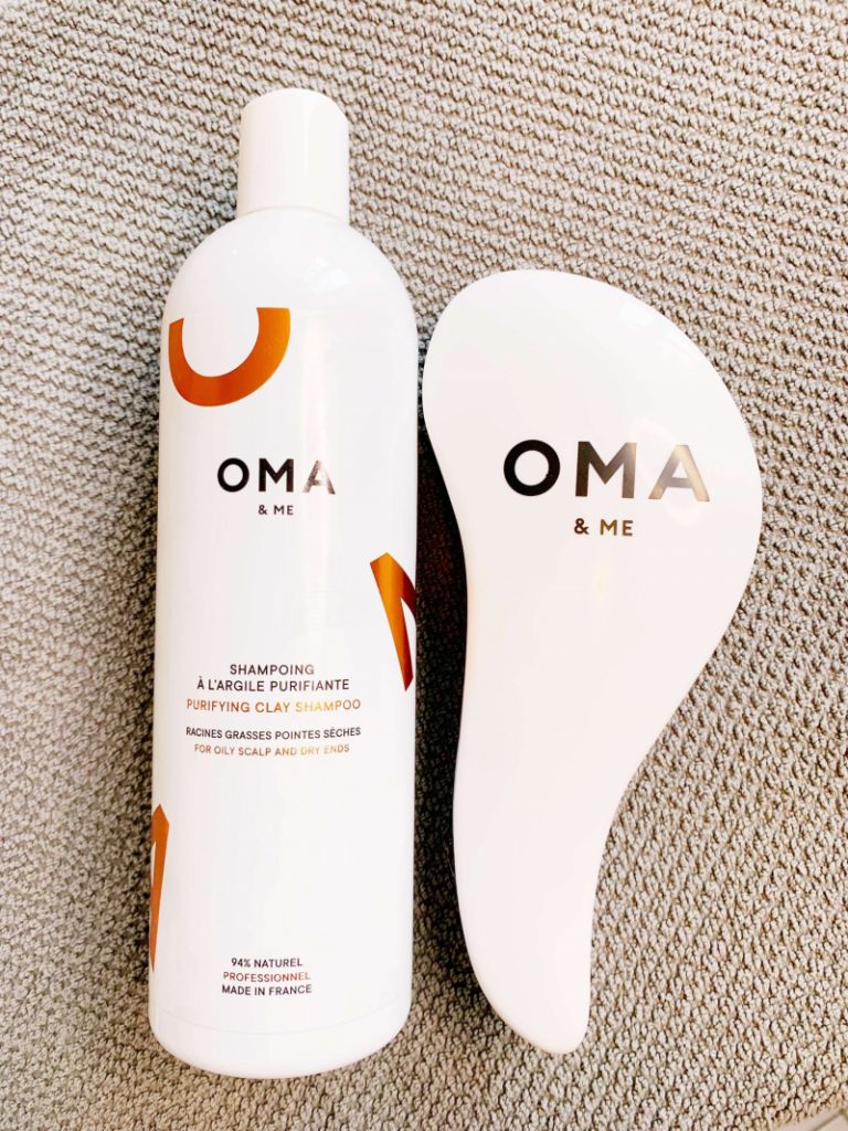 shampooing et brosse OMA & ME