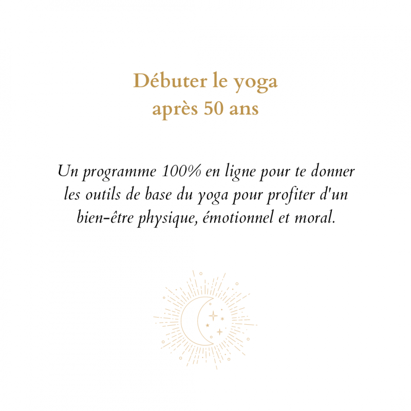 programme pour débuter le yoga après 50