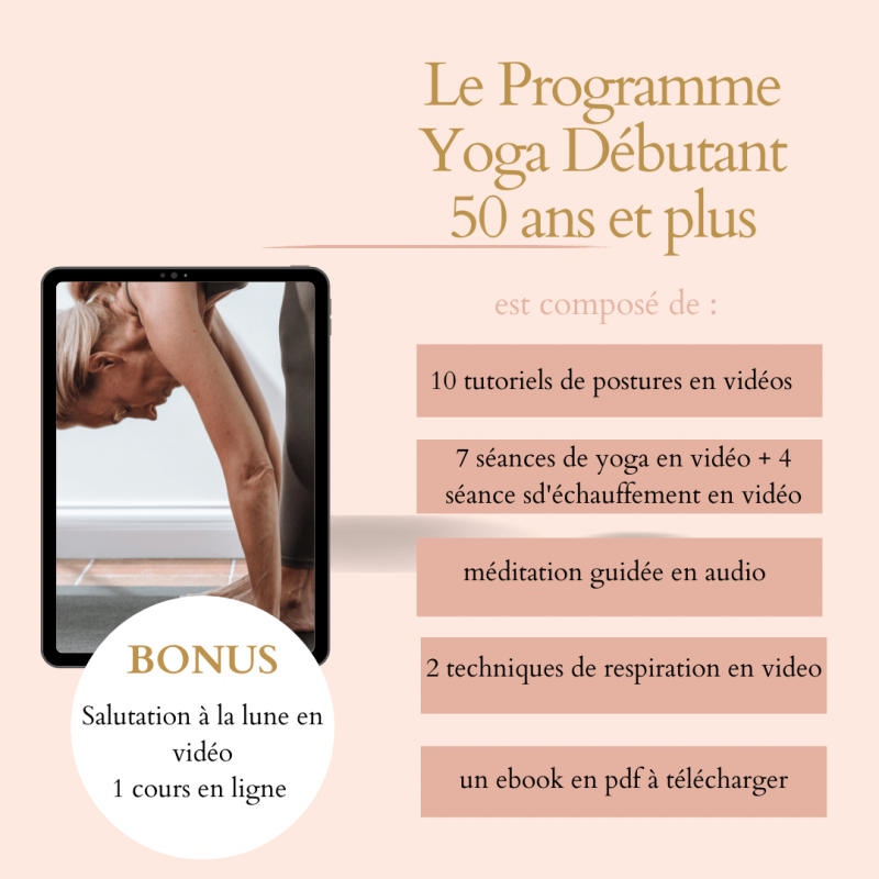 programme pour débuter le yoga après 50 ans